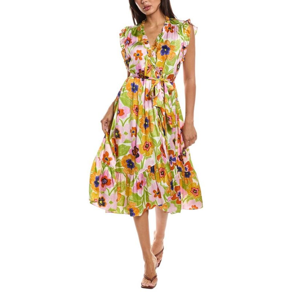 Frnch Womens Summer Woven Dress, White